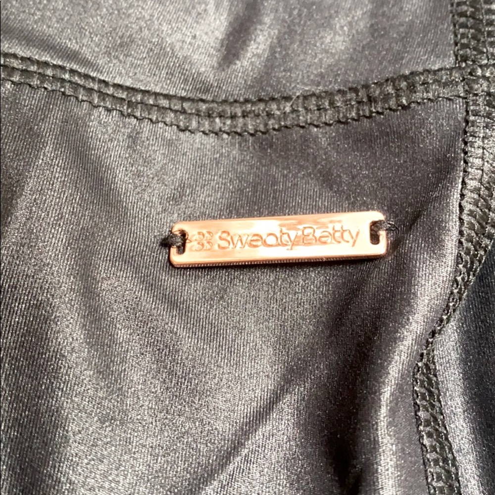 SOLD Sweaty Betty Glossy Wet Leggings